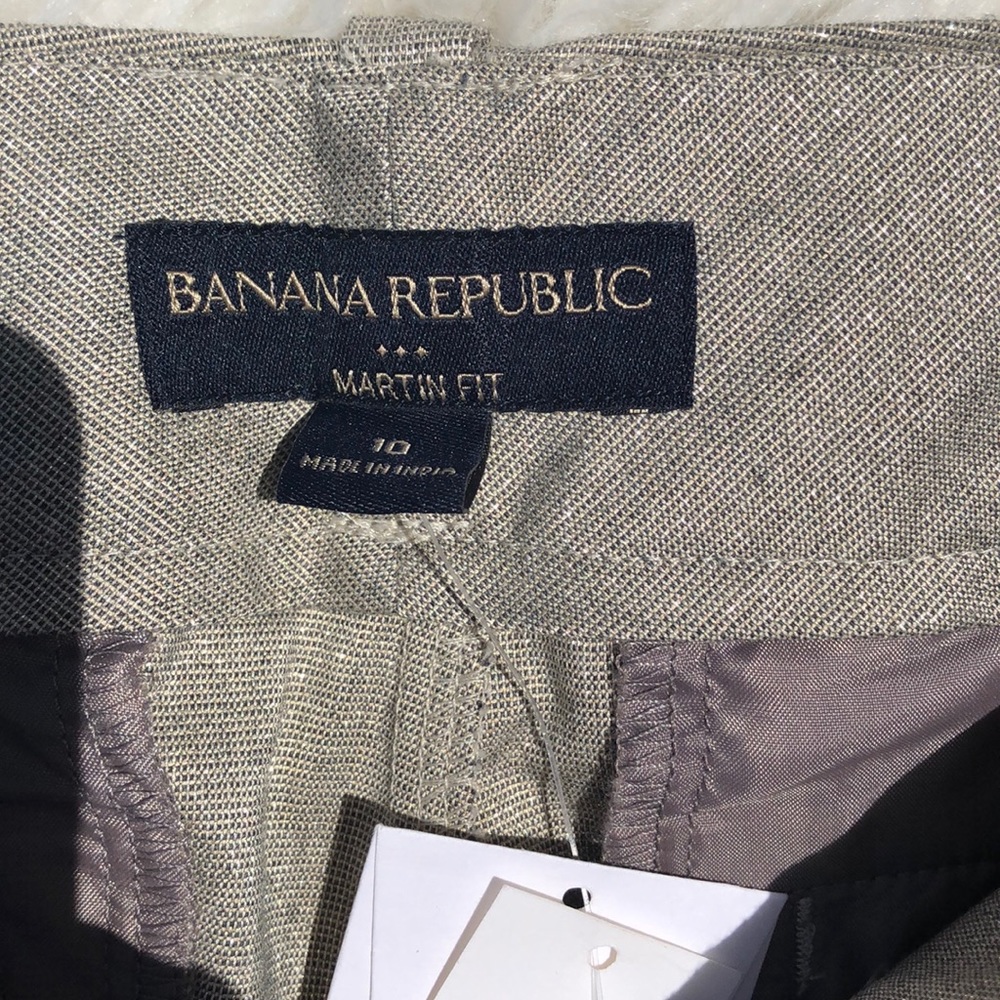 NWT Banana Republic Gold Martin Fit Shorts Sz 10 - Picture 3 of 5